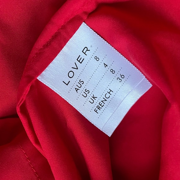 Lover Oasis Red Lace Dress - Picture 7 of 9